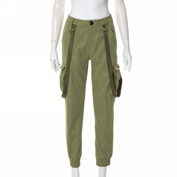 Suspender on sale cargo pants