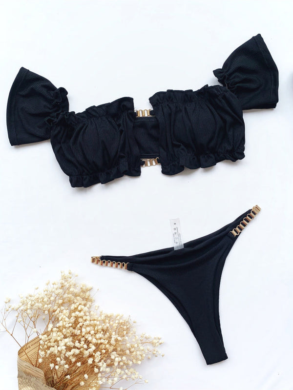 Cuff Frilly Bikini