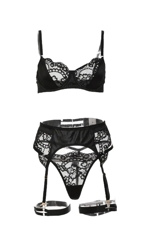 Belle Suspender Lingerie Set