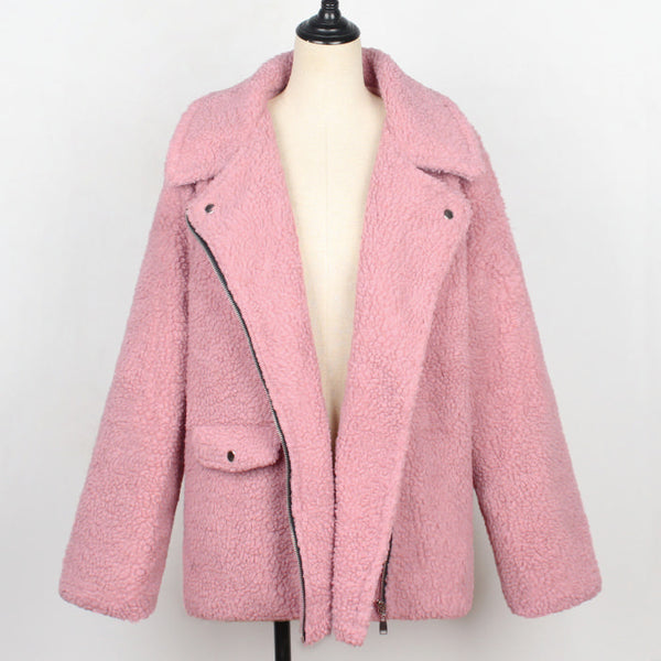 Zipper Teddy Coat