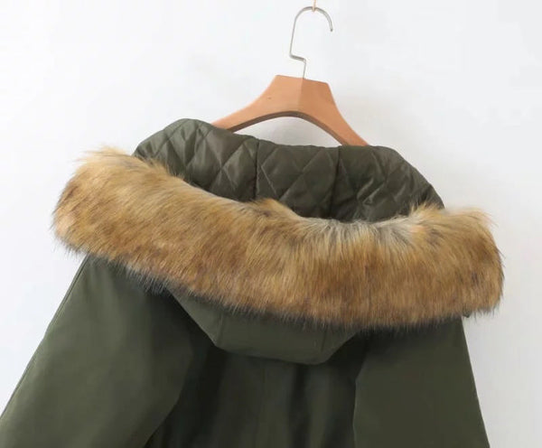 Faith Fur Hooded Parka