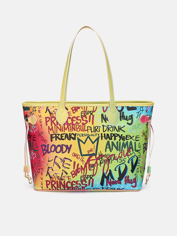 On Top Graffiti Tote Bag