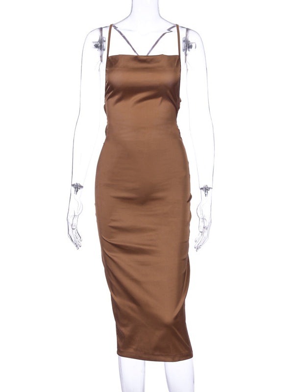 So Cowl Midi Dress