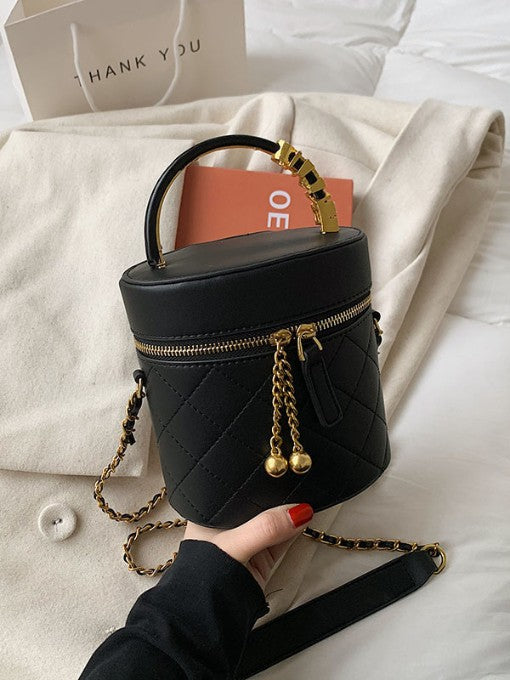 Michelle Qulited Bucket Bag