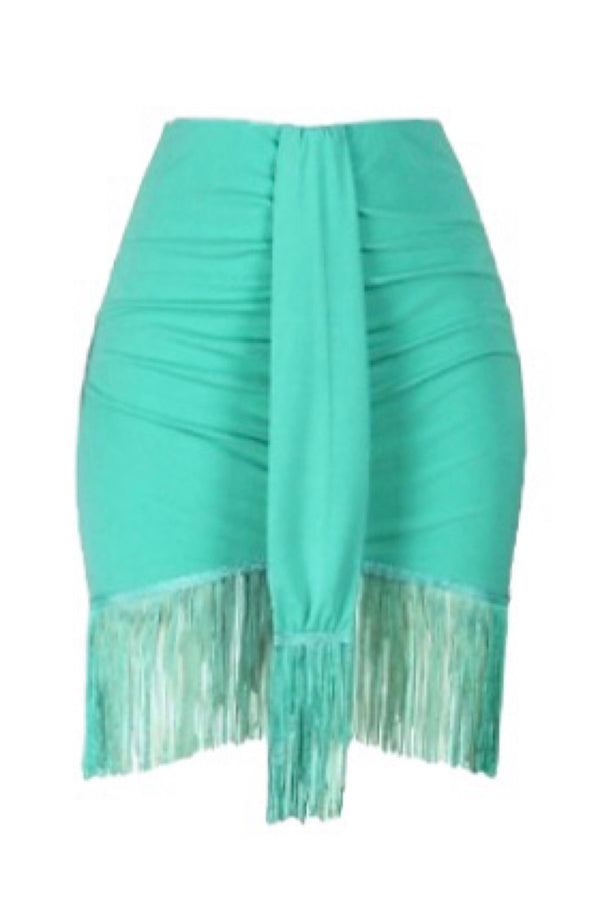 Tassel Mini Skirt